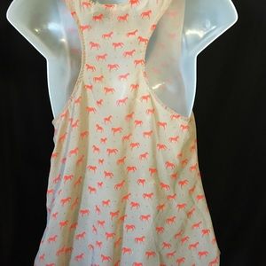 Horse print tank